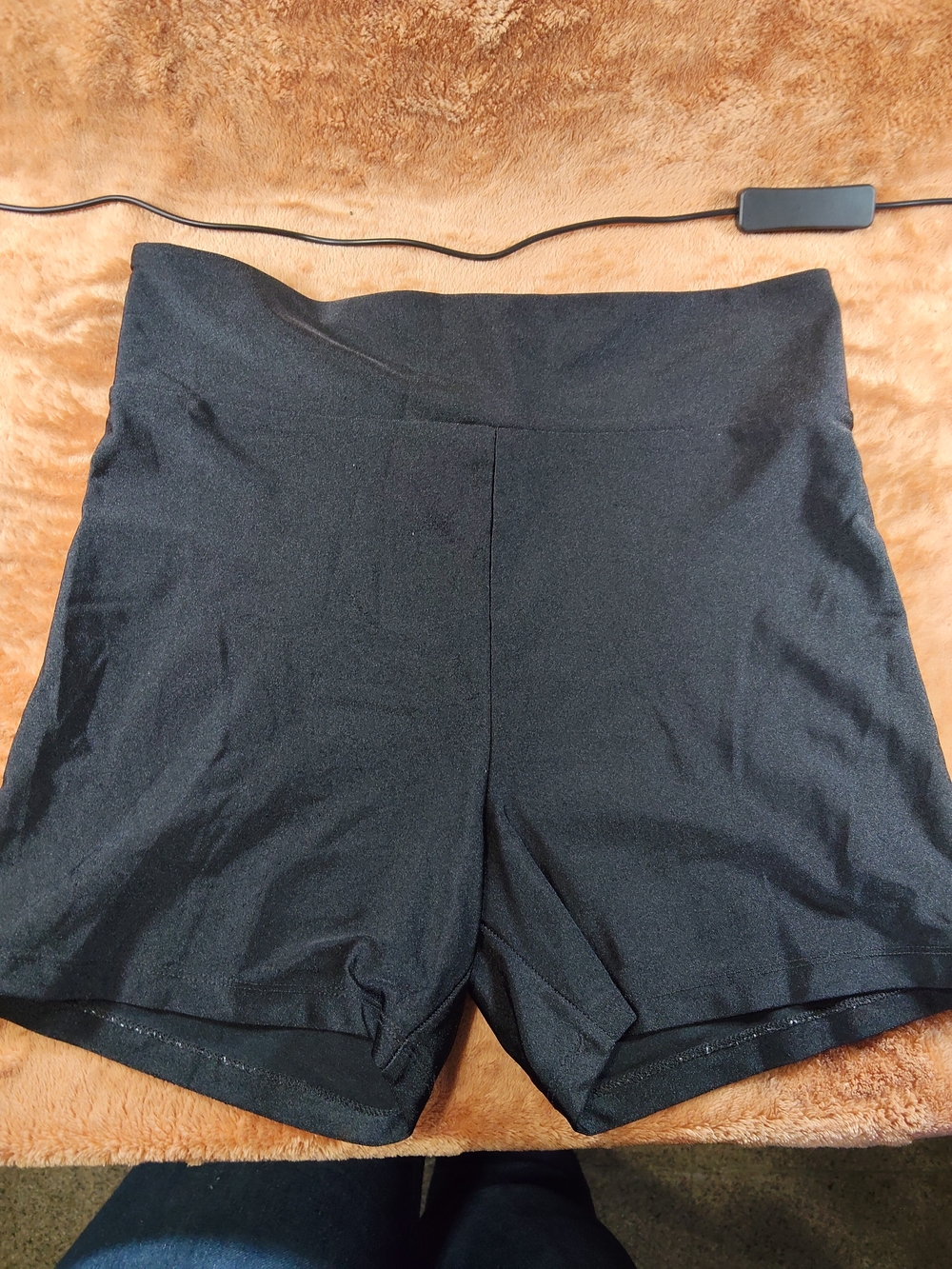 Forever 21 Women's Black High-Waist Stretch Shorts